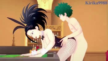 kirika9988 - Midoriya and Momo's Casino Frenzy: Uncensored 60FPS Anime Sex