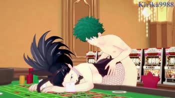 kirika9988 - Midoriya and Momo's Casino Frenzy: Uncensored 60FPS Anime Sex