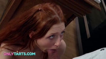 Stepdaughter gets pussy creampie from lucky stepdad