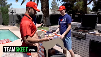 Carlota Teen (18+)'s Sizzling BBQ Blowjobs & Stepdad's Hotdog