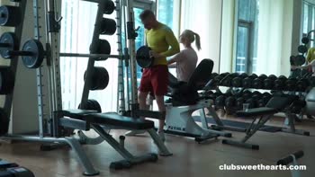 Sweatiest Sex: Fitness Babe's Steamy Gym Session
