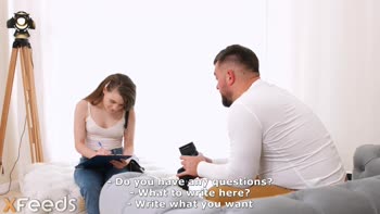 XFeeds - Cute Baby Bamby analyzed at porn audition