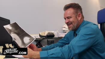 Bambi Brooks Seduces Stepdad At Work in Sizzling HD