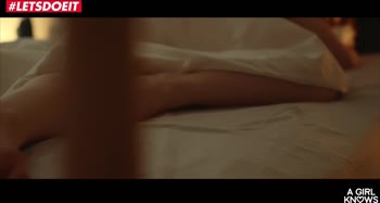 Jia Lissa's Red Hot Wake-Up Call: Petite Brunette Seduces Her Friend