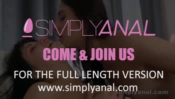 Ravishing Raven-Haired Lesbians Savor Anal Bliss