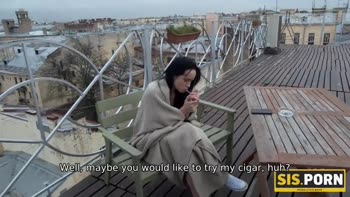 Martin Spell's Sis Stepsister Seduction: Russian Teen (18+) Blowjob & Doggystyle