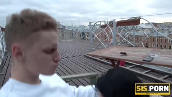 Martin Spell's Sis Stepsister Seduction: Russian Teen (18+) Blowjob & Doggystyle