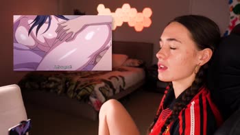 Cheekymz's Cute Reaction to Watching Anime Hentai