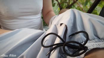 AlissaWhite1's Perfect Outside Blowjobs: Russian Teen (18+) Brunette