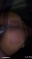 Ebony Teen (18+) Curved9ins Loves BBC In Car Sex Creampie