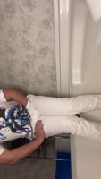 EroticallyAlterted's Squirting Soak: Bathtub Masturbation in White