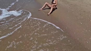 HottPussy118's Public Dickflash on Sunny Beach