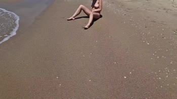 HottPussy118's Public Dickflash on Sunny Beach
