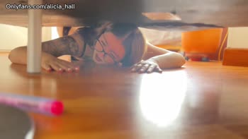 Alicia_Hall - Alicia Hall's Stepsister Gets Stuck & I Can't Resist
