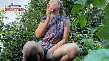 Stacy Johonson's Forest Squirt Session: Uninhibited Solo Fun