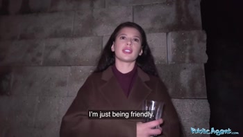 Lonely Party Girl Creeps Off for Casting - Public Agent