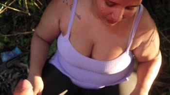 Big ass leidy - Leidy's Public Seduction: A Hot Latina Blowjob in the Open