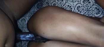 Petitebeast47's Raw Ebony Ride: Big BBC Devours Her Hairy Pussy
