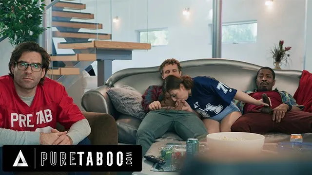 Mischievous Teen (18+) Leana Lovings Seduces Her Stepdad's Best Friends