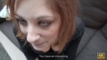 HUNT4K. Cuckold can’t stop his girlfriend selling her very hot body