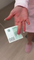 A Redhead with a Perfect Body Seduced the Debt collector