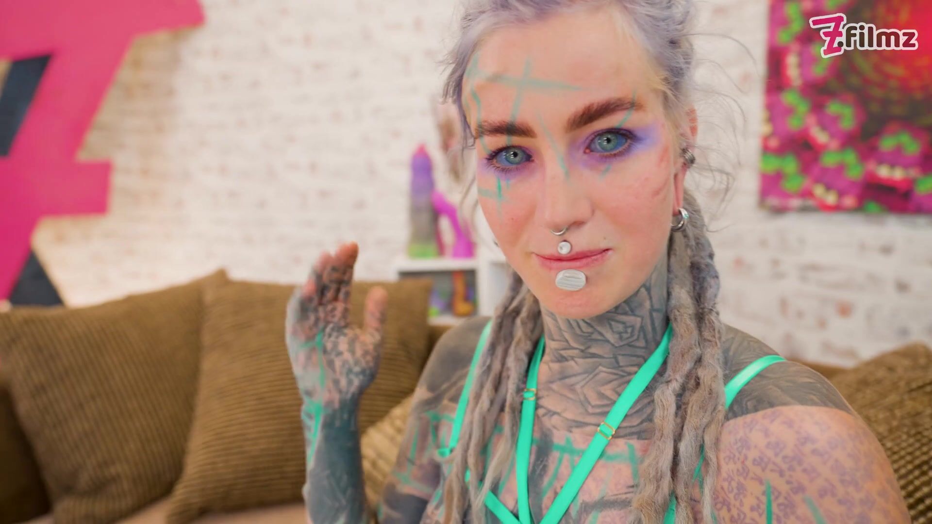 Hard Anal Fuck for Tattoo Girl - Big Cook Destroys her Asshole - ATM Hardcore Assfuck with Creampie