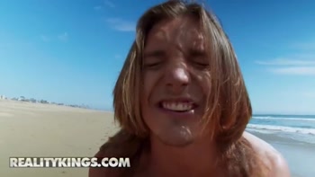 REALITY KINGS - Seductive Reyna Belle Turns A Beach Meeting Into A Passionate Fans Only Style Scene