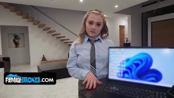 My Secretary Never Rode My Dick Like My Curvy Stepdaughter!