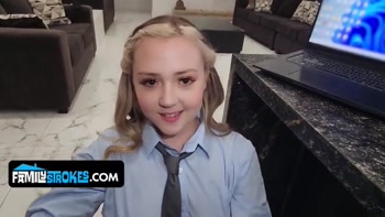 My Secretary Never Rode My Dick Like My Curvy Stepdaughter!