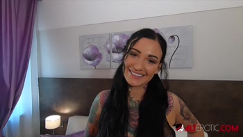 Adel Asanty's Tattooed Temptation: Stretching Her Holes Wide