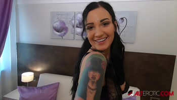 Adel Asanty's Tattooed Temptation: Stretching Her Holes Wide