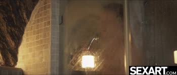 Busty Brunette's Soapy Seduction: Titty Fucks and Blowjob Rides