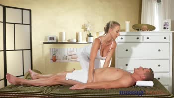 Nathaly Cherie's Sensual Massage: Big Tits Blonde Delights