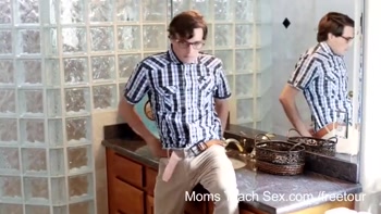 Step Moms Teach Sex - He finally gets to fuck his stepmom!