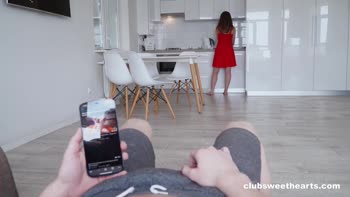 Blow Job Bliss: Kinky POV Fun with Big Cock & Freckled Geek