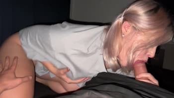 BootyFrutti's Spontaneous Nighttime Blowjob Delight
