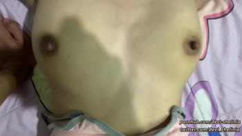 Devi Shelinia - Devi's Sizzling Step Sis Seduction: Caught Watching Porn & Helped to Sex