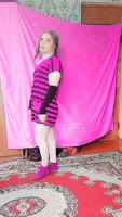 Crossdresser Kitty - Kitty's Sassy Sissy Seduction: Mini Jeans Dress & Big Ass