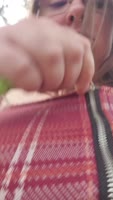 KittensJoy's Camping Cutie Exposes Her Big Boobs in Public