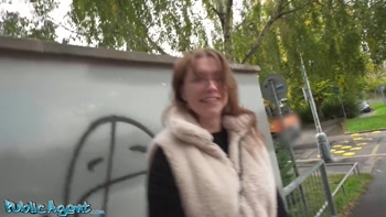 Public Agent - Big naturals Russian MILF POV blowjob fast hard fuck with total stranger