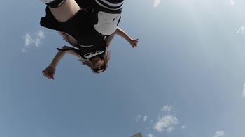 BadAlyssa's Sun-Kissed Skateboard Adventure: Pantyless Public Flashes