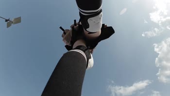 BadAlyssa's Sun-Kissed Skateboard Adventure: Pantyless Public Flashes