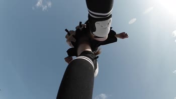 BadAlyssa's Sun-Kissed Skateboard Adventure: Pantyless Public Flashes