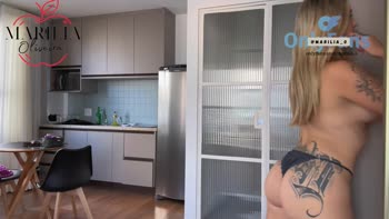 marilia_o - Marilia's Sultry Solo: Big Tit Blonde Try-On Temptation