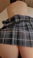 Anime Cosplay Cutie in Mini Skirt Doggy Style