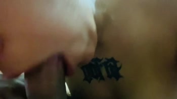 Tattooed Latina HSOUTH1 Sucks Dick and Orgasms in Exclusive HD