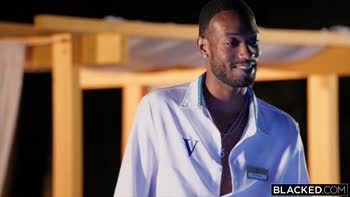 Blonde Beauty Hooks Up with Mom's New Black Lover