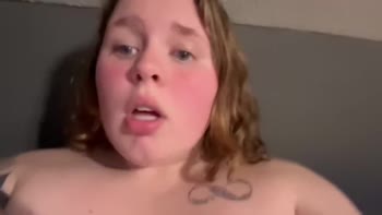 Jademari3's Kinky Solo: Thick & Curvy Brunette Slaps Her Red Ass