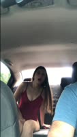 karol_grey4 - Karol Grey's Cab Ride Orgasm: Seducing an Uber Driver