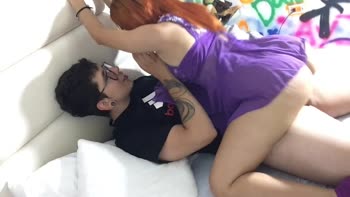 SkinnyOrange Seduces Boyfriend at Stepmom's House